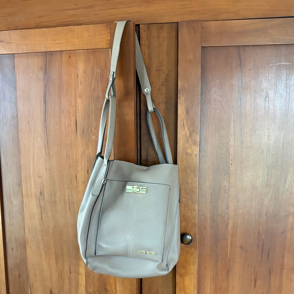 Steve Madden Taupe Shoulder Bag
